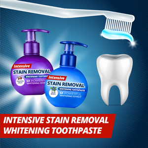 INTENSIVE STAIN REMOVAL WHITENING TOOTHPASTE - 50% OFF