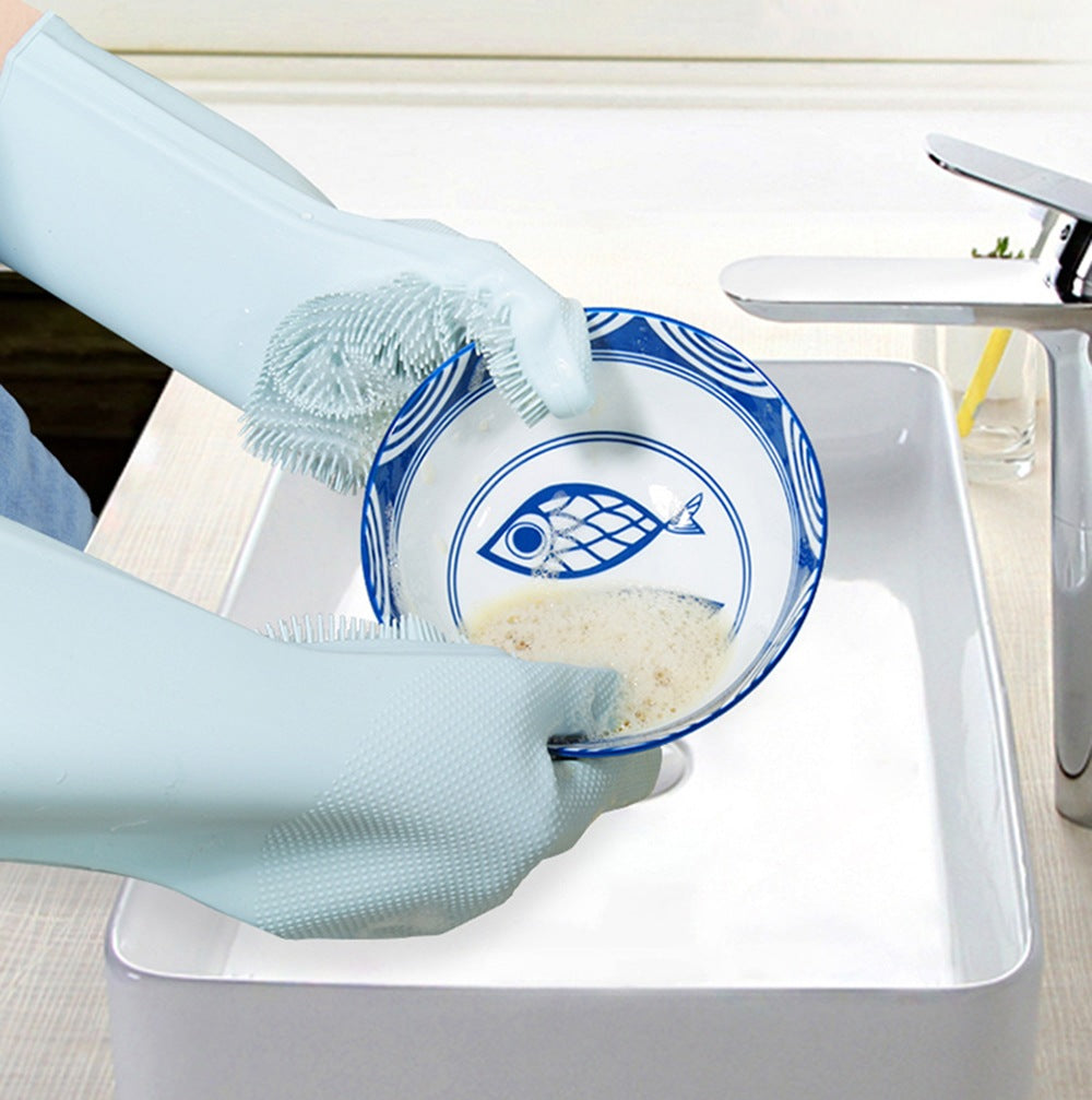 Magic Gloves Dish Washing