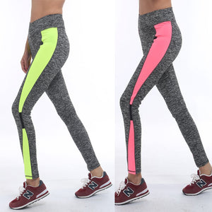 Women Activewear Pink Dark Grey Leggings Workout