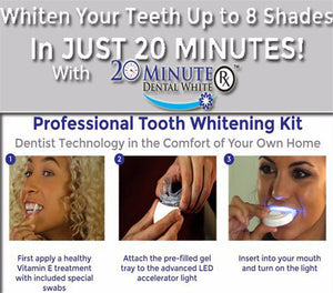 20 Minute Dental Whitening Kit LED Light