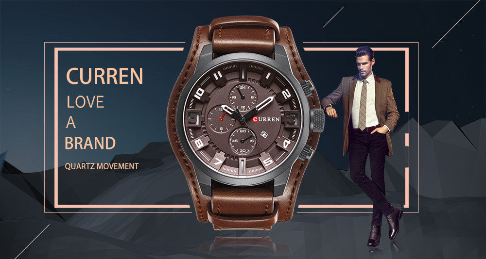 CURREN Watch Men Brand Luxury