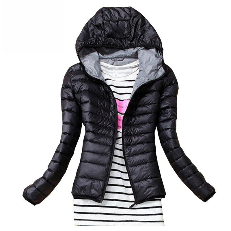 Women Basic Jacket hooded