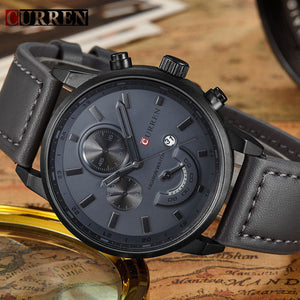 Curren Quartz Watch Men Top Brand Luxury Leather