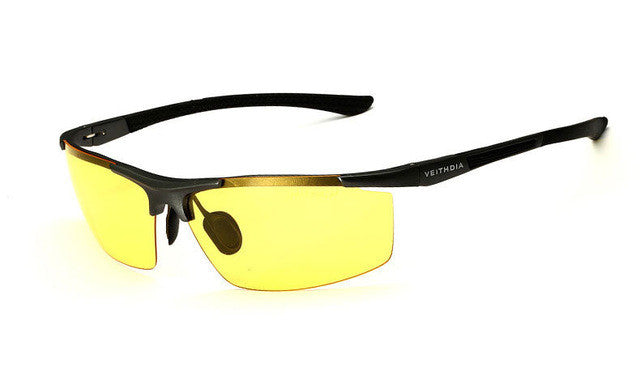 VEITHDIA Aluminum Magnesium Men's Sunglasses Polarized Coating Mirror Sun Glasses