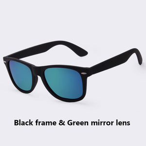 Sunglasses Men Mirror Black UV
