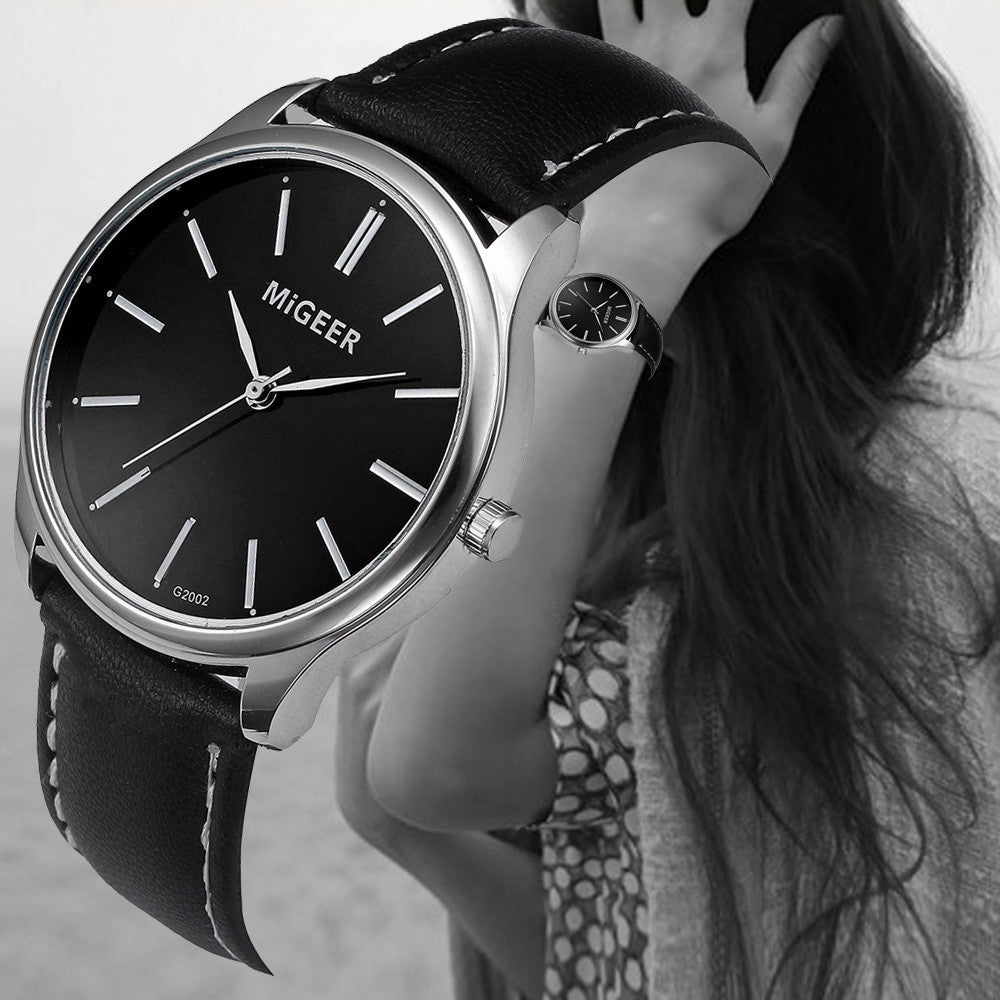 Women Leather Strap Business Watch