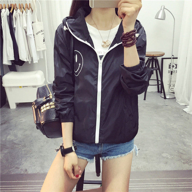 Women New Jacket Windbreaker