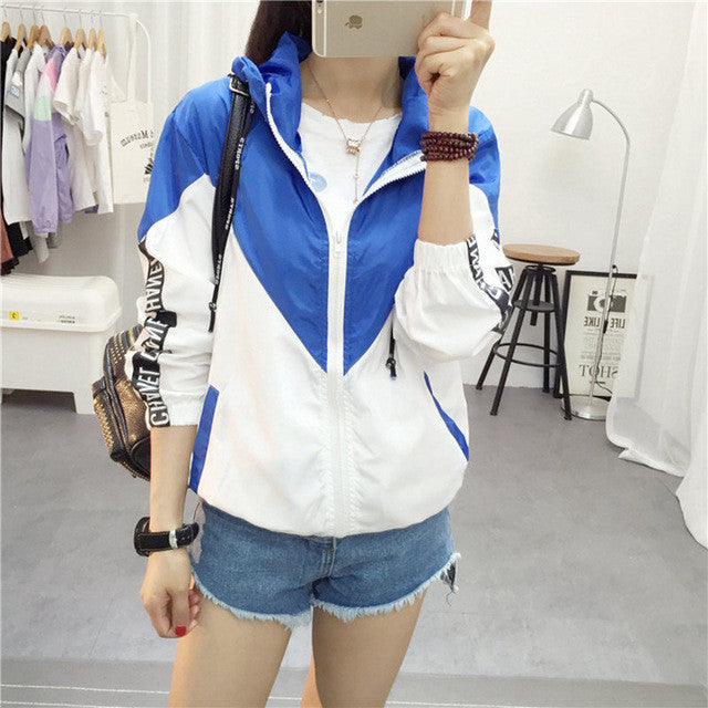 Women New Jacket Windbreaker