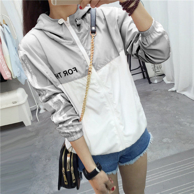 Women New Jacket Windbreaker