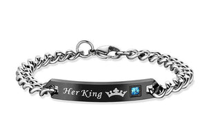 Her King His Queen Couple Bracelets