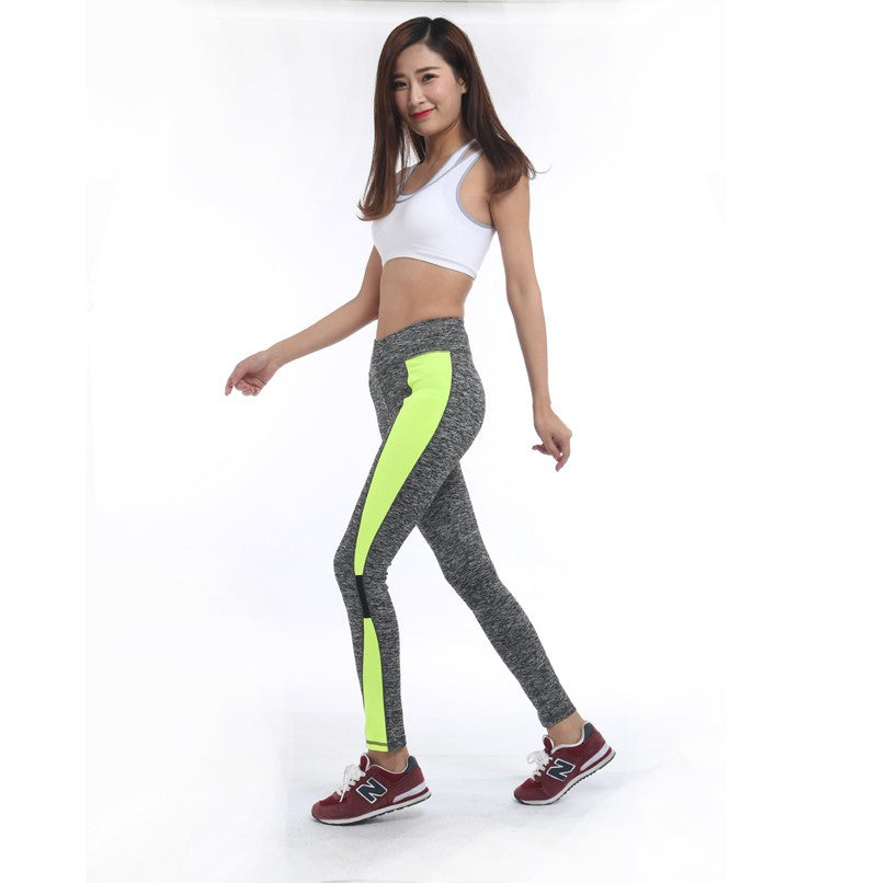 Women Activewear Pink Dark Grey Leggings Workout