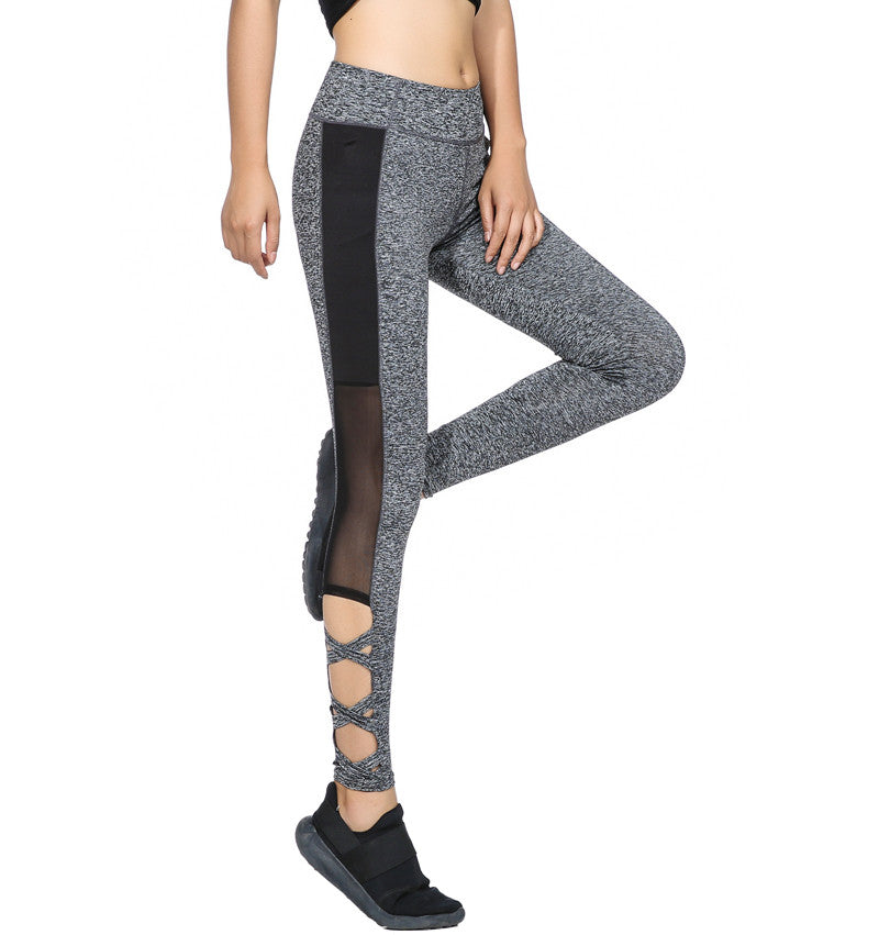 Mesh Legging Grey Leggins Black Leggings Spliced