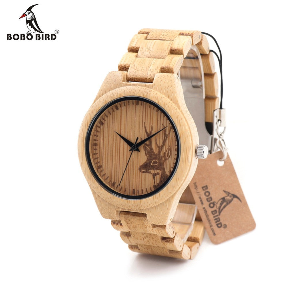 Natural Bamboo Wood Watch