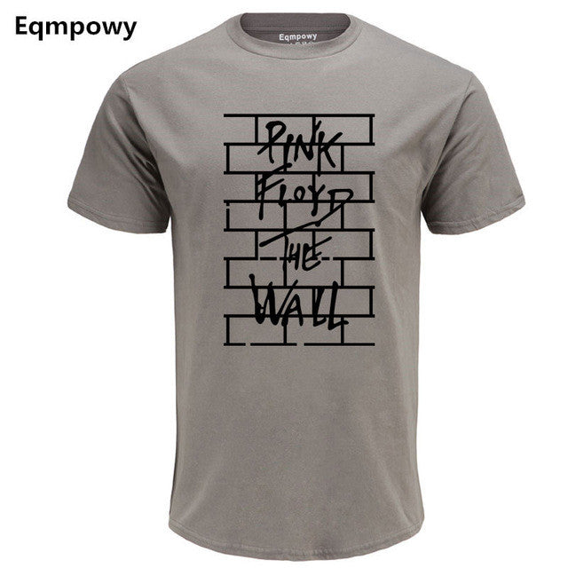 Pink Floyd The Wall Funny Print T Shirts Men's