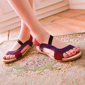 Women Sandals Shallow Sandal Ladies Mix Colors