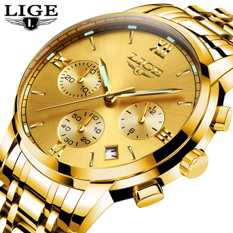 LIGE New Chic Mens Watches
