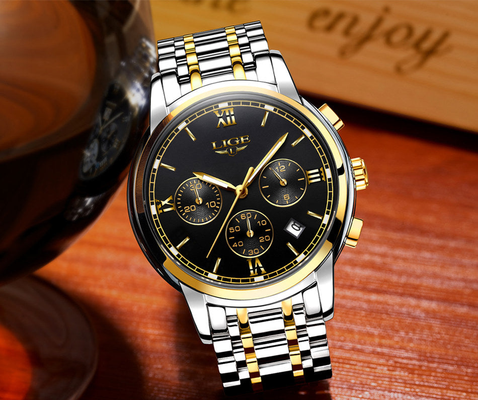 LIGE New Chic Mens Watches