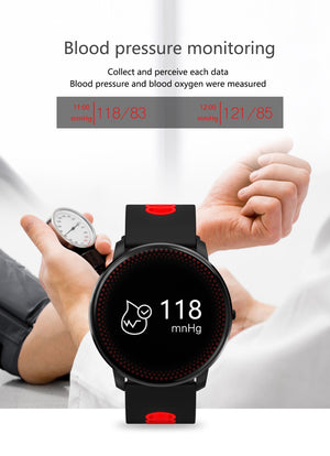 Fitness Smart Waterproof Blood Pressure Heart Rate Monitor