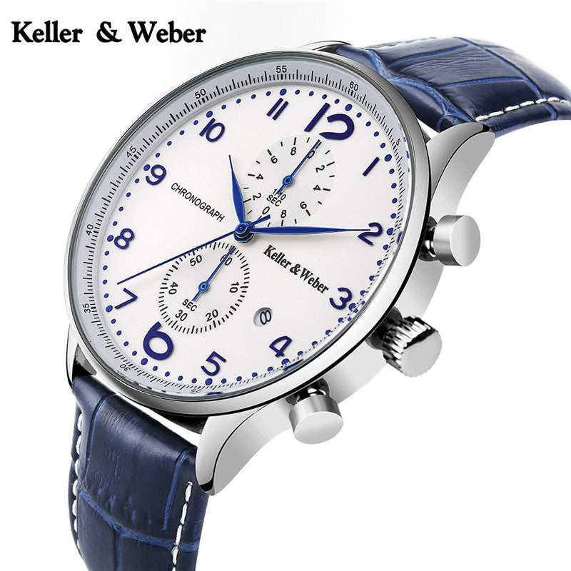 K&W Men Chronograph Business Watch
