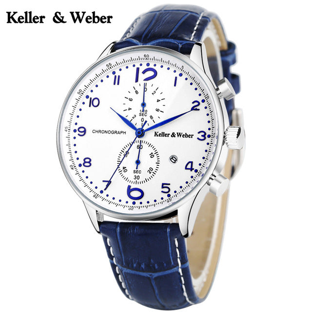 K&W Men Chronograph Business Watch