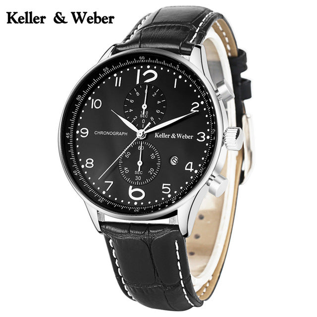 K&W Men Chronograph Business Watch