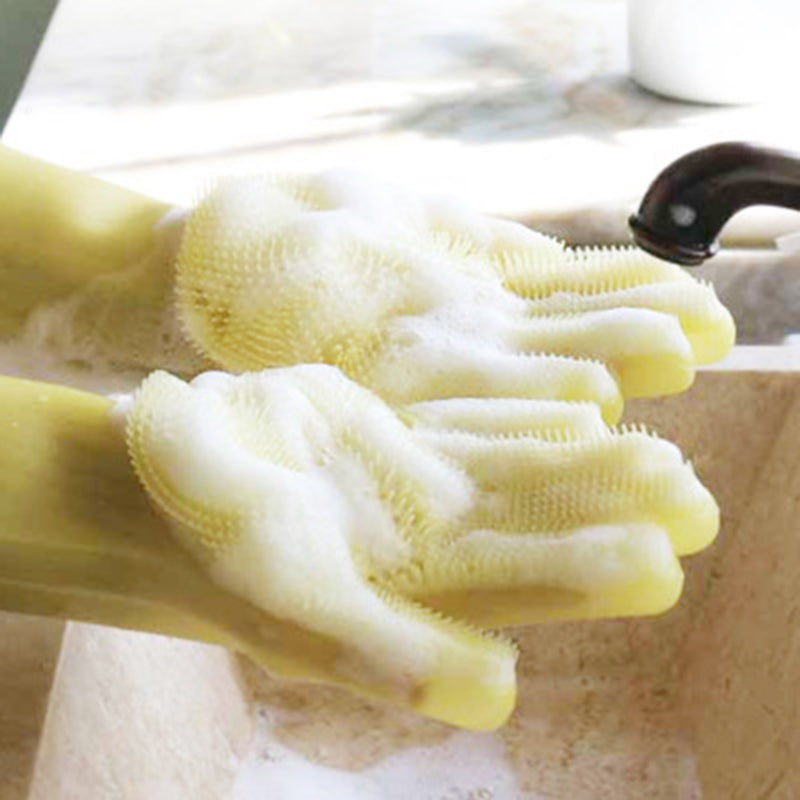 Magic Gloves Dish Washing