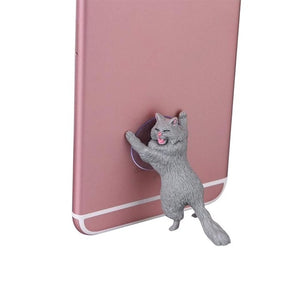 Adorable cats phone stand