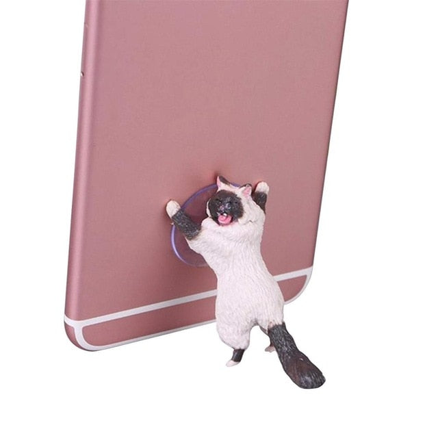 Adorable cats phone stand